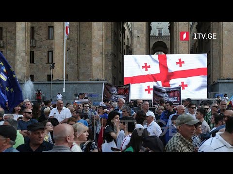 „შინ ევროპისკენ“ - აქცია პარლამენტთან